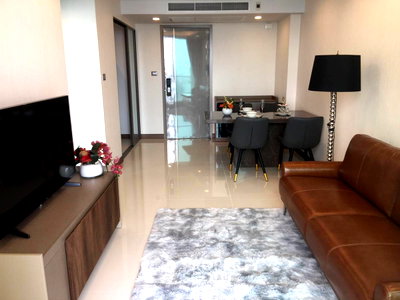Condos for rent : 19th-Floor 1-BR At Supalai Oriental Sukhumvit 39 Near MRT Phetchaburi (ID 513507)