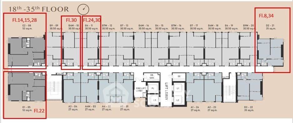 picture 2-BR Condo at ASPIRE Onnut Station near BTS On Nut (ID 1805784) - 6/6