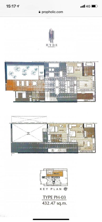 picture 3-BR Condo at Hyde Sukhumvit 13 Condominium near BTS Nana (ID 1479772) - 15/37