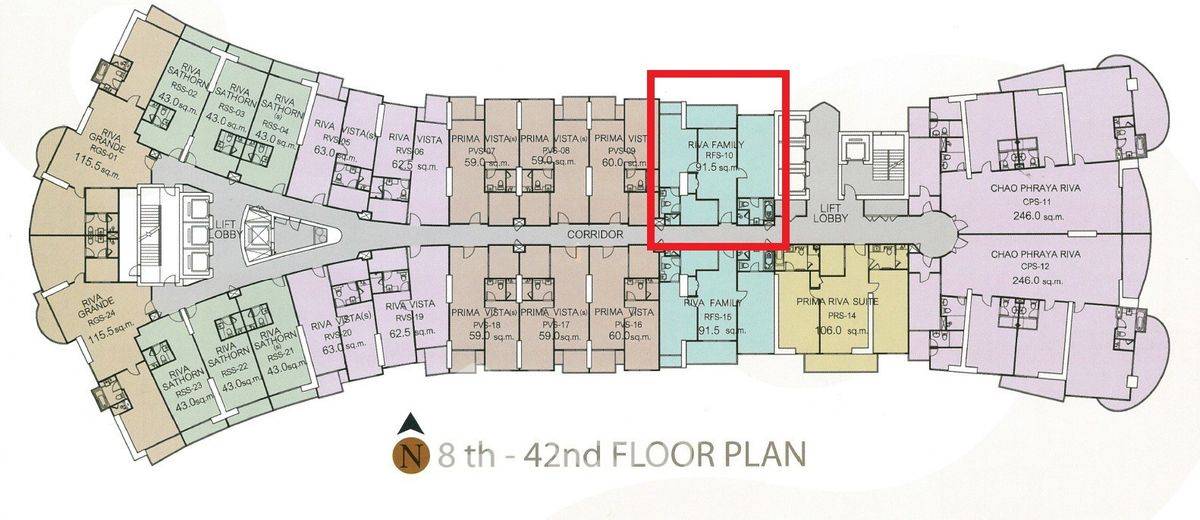picture 2-BR Condo at Supalai Prima Riva Rama 3 - Narathiwas in Chong Nonsi (ID 2106005) - 5/5