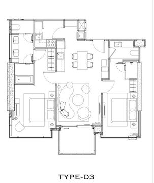 2-BR Condo at AROM JOMTIEN close to Jomtien Beach (ID 1921708)