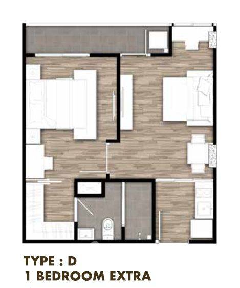 picture 1-BR Condo at The Matt Sukhumvit 101/1 in Bang Chak (ID 1434333) - 4/6
