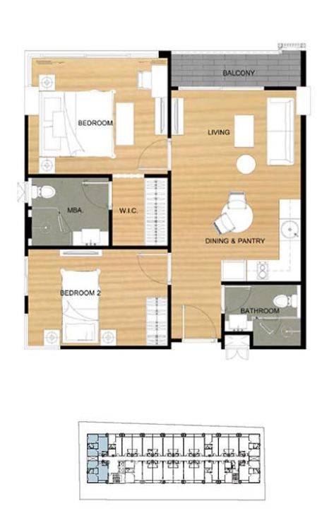 picture 2-BR Condo at Le Crique Sukhumvit 64/2 near BTS Punnawithi (ID 1894272) - 12/18