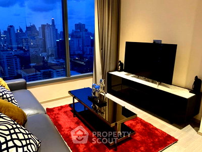คอนโดให้เช่า : คอนโด 2-ห้องนอน ที่ ดิ เอส อโศก ใกล้ MRT สุขุมวิท (ID 513273)