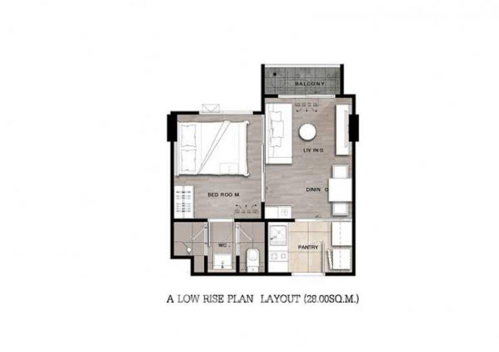 รูป คอนโด 1-ห้องนอน ที่ นิช โมโน รามคําแหง ใกล้ รามคำแหง (ID 940325) - รูปที่ 4/6