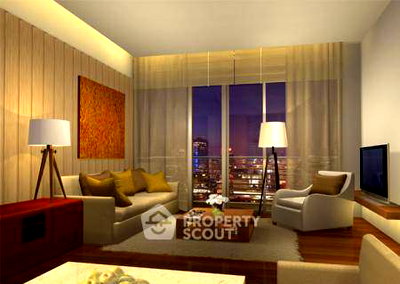 Condos for rent : 3-BR Condo At Wind Sukhumvit 23, High-Floor 17/F Near BTS Asoke (ID 565127)