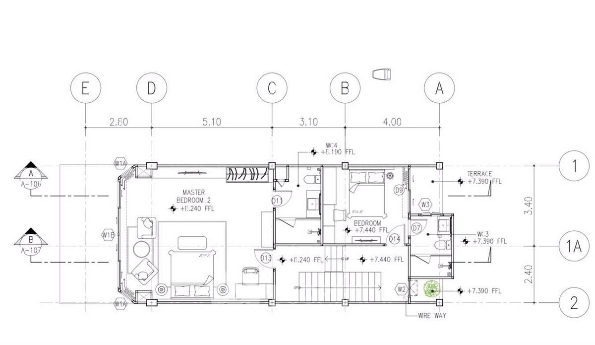 picture 3-BR Condo at Prompak Gardens Condominium near BTS Phrom Phong (ID 513972) - 18/19