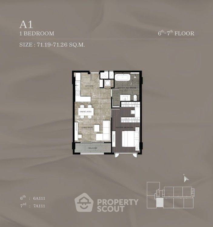 รูป คอนโด 1-ห้องนอน ที่ นิวาติ ทองหล่อ 23 ใกล้ BTS พร้อมพงษ์ (ID 879734) - รูปที่ 5/7