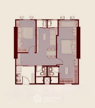 2-BR Condo at Aspire Sukhumvit-Rama 4 near BTS Phra Khanong (ID 2179894)