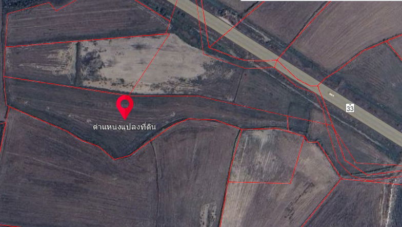 picture Land for sale 6 rai,1 ngan, on the new main road in Pak Phli, Nakhon Nayok - 1/4