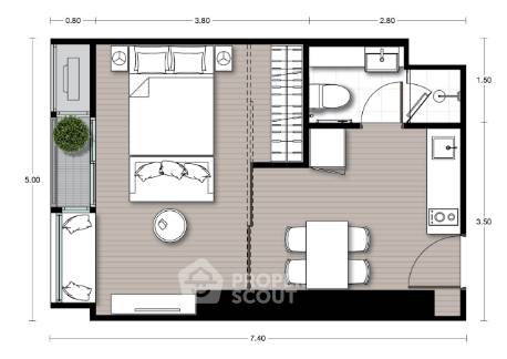 picture 1-BR Condo at Noble Form Thonglor near BTS Thong Lor (ID 1559369) - 7/7