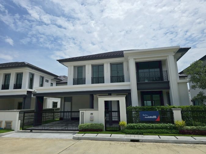 บ้านเดี่ยว 4นอน 4น้ำ หน้าบ้านวิวสวน แปลงสุดท้าย