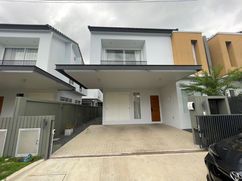 บ้านเดี่ยวให้เช่า : ให้เช่า บ้าน โมเดิร์น 3นอน ใกล้มีโชคพลาซ่า