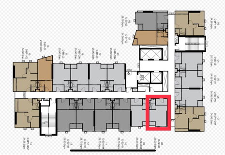 Best Price! 0 km. MRT New High Ceiling Duplex Condo for SALE near market, department store, hospital, school, and Siam university