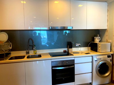 คอนโดให้เช่า : For rent condo The Palm wongamat beach front 2beds room (S03-1087)
