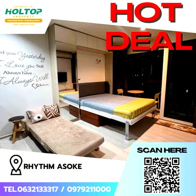 คอนโดให้เช่า : #Z1316 ให้เช่าคอนโด Rhythm Asoke 
