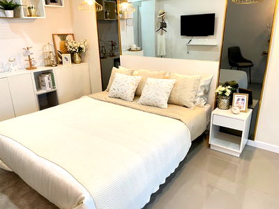Condos for rent Bangkok : Really available room! There are many rooms for rent, Yuruay Condo Nawamin 135, ready to move in. Line ID: @ppagent
