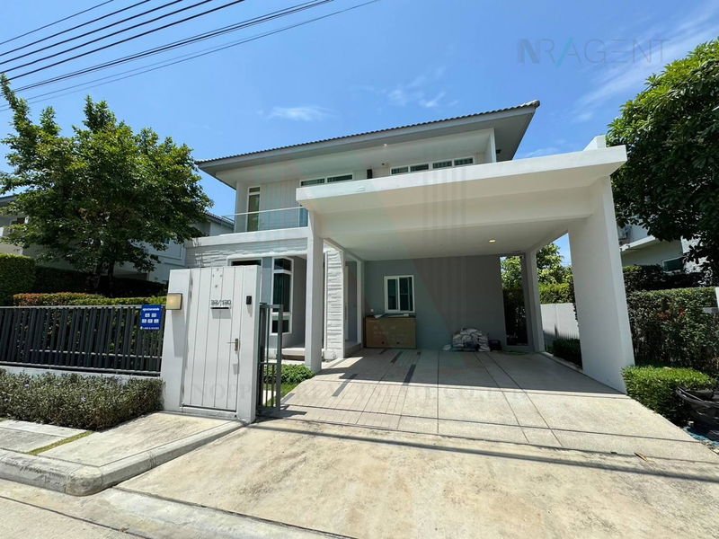 บ้านเดี่ยวให้เช่า : 🔺 ให้เช่าบ้านเดี่ยว 2 ชั้น มัณฑนา บางนา-วงแหวน 4 ห้องนอน 4 ห้องน้ำ