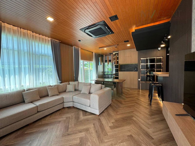 บ้านเดี่ยวให้เช่า : 🚩 ให้เช่าบ้านเดี่ยว 2 ชั้น มัณฑนา บางนา-วงแหวน 4 ห้องนอน 4 ห้องน้ำ