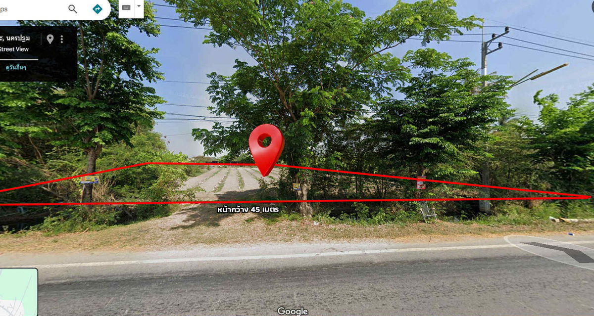 รูป ขายด่วนที่ดินทำเลดี บ้านเลาเต่า ต.ห้วยพระ อ.ดอนตูม จ.นครปฐม  - รูปที่ 2/4