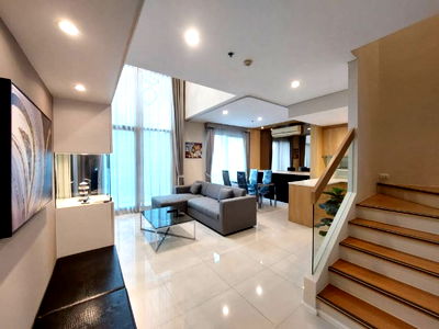 Condos for rent MRT Sukhumvit : [ DUPLEX ]⚡🌈BL211104 Villa Asoke ⚡🌈 LINE: @theagentpro (please include the @)