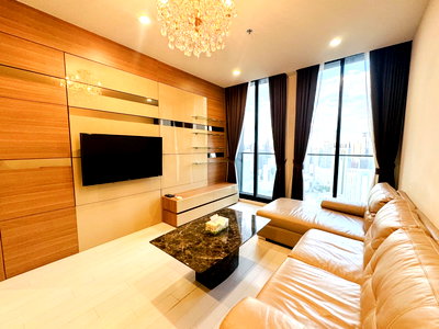 คอนโดให้เช่า : ● High Floor ● ตึก C ชั้น 30+ Type B01 | 84.50 ตร.ม. 2 ห้องนอน | คอนโดมี Skywalk เชื่อมเข้า BTS เพลินจิต, Central Embassy