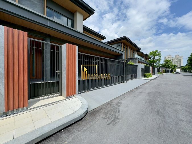 4-bed house for rent, 551 sqm, 127 sq wah, Siraninn Residences Pattanakarn