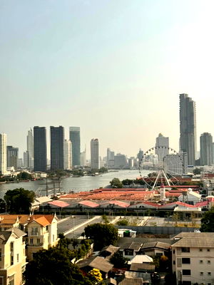 Condos for sale : 📣CONDO FOR SALE❗ River Heaven Chareonkrung  SIZE 241 Sq.m  3 bedroom 2 bathroom , Chao Phraya river view 