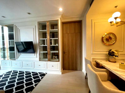 Condos for rent : ● Best Price ● Tower C, 05+ Floor, Type A03 | 1 Bedroom, 58.57 sq.m. | Condo skywalk connect to BTS ploenchit and Central Embassy.