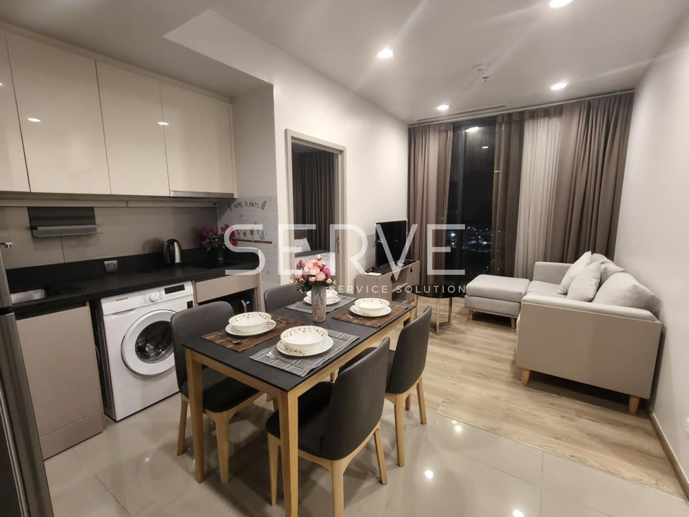 picture Corner Room 2 Beds with Bathtub Super High Fl. 35+ River View Good Location Close to BTS Thong Lo-OKA HAUS Sukhumvit 36 - 9/13