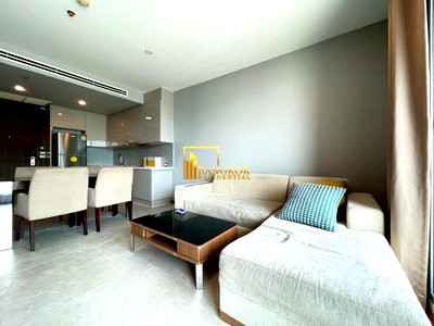 Condos for rent MRT Phra Ram 9 : The Address Asoke | 2 Bed Condo With Large Private Terrace - BR5838CD