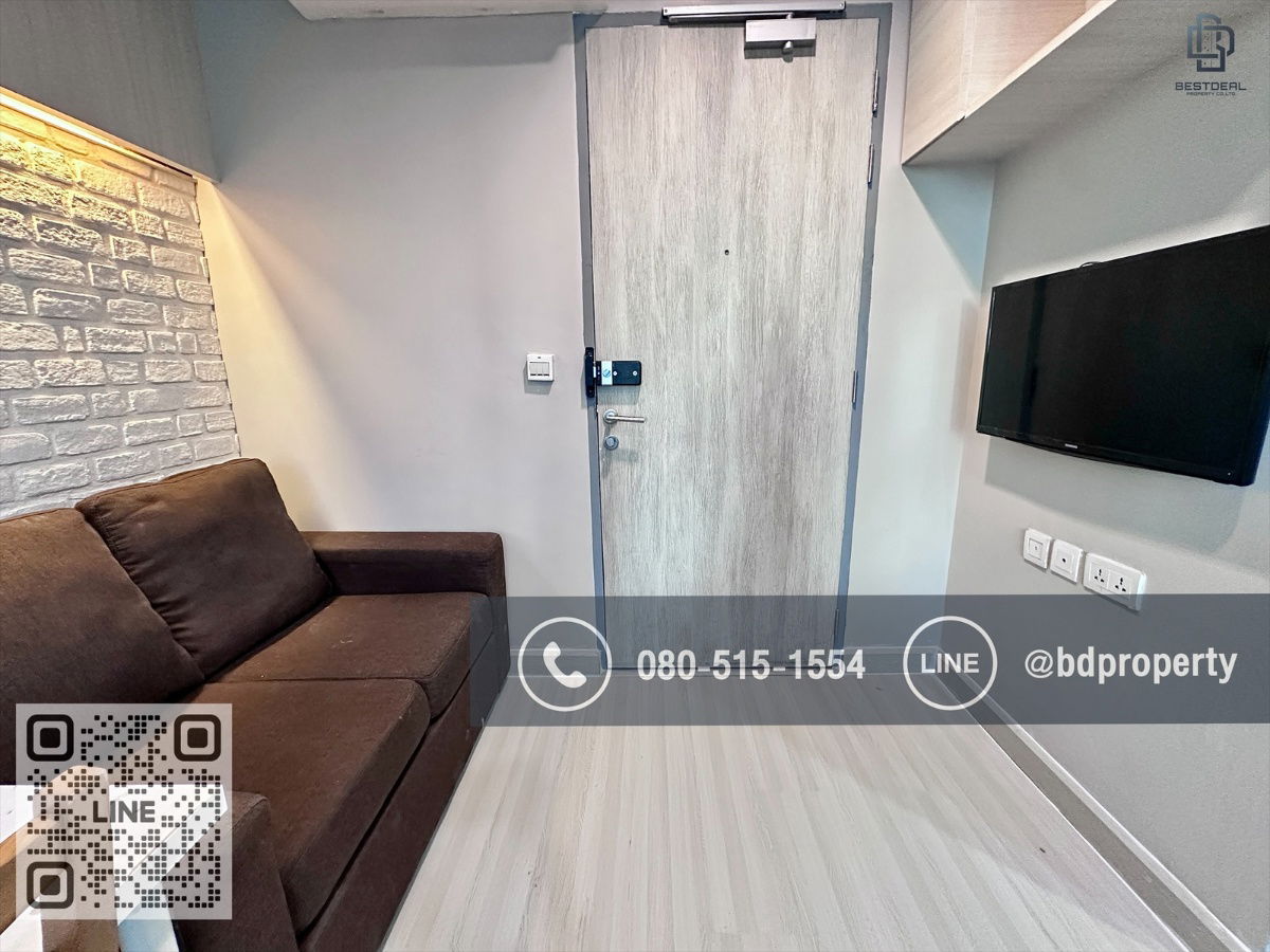 รูป Bestdeal ให้เช่า Studio 22ตรม.ราคา 14,000/เดือนเท่านั้น เฟอร์นิเจอร์และเครื่องใช้ไฟฟ้าครบ “IDEO MOBI RAMA 9” ใกล้MRT และ เซ็นทรัลพระราม 9 เพียง 80 ม. - รูปที่ 5/10
