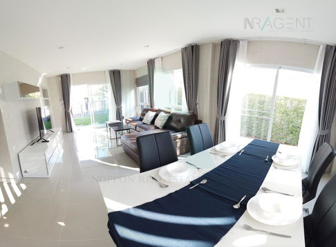 📌 For Rent 2-story House CHUAN CHUEN GRAND RATCHAPRUEK-RAMA 5 4 bedroom 3 bathroom