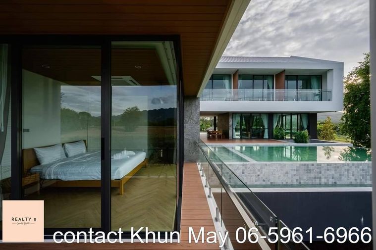 ขายบ้านหรู วิวเขา 360° กลางเขาใหญ่ สระน้ำแร่ เฟอร์ฯครบ ‼️