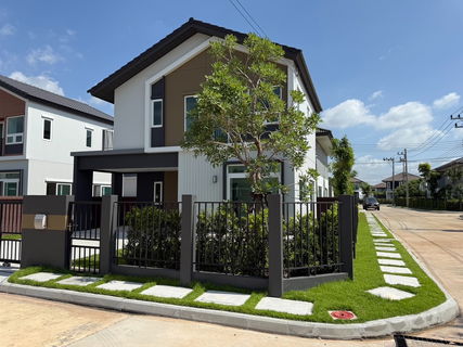 ขายบ้านเดี่ยวดีไซน์ใหม่ (แปลงมุม) เฟสสวยที่สุดโครงการสราญสิริ โคราช
