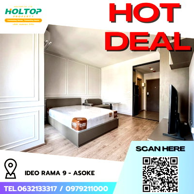 คอนโดให้เช่า : #R5012  ให้เช่าคอนโด IDEO Rama 9 - Asoke