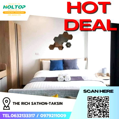 คอนโดให้เช่า : #R5051 ให้เช่าคอนโด The Rich Sathon-Taksin