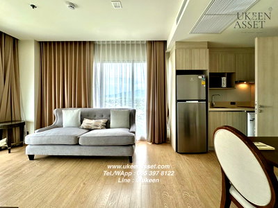 Condos for rent Ninja Market : UK01-304 Infinity One Chonburi Condo – Large size 45 sq m. 🛏 1 bedroom 🛁 1 bathroom with 16,000 baht/month