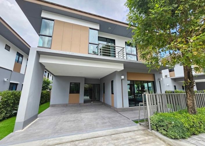 4-bed house for rent, 216 sqm, 54 sq wah, Baan Lumpini Suanluang Rama 9