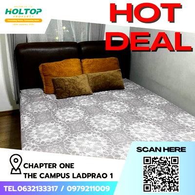 คอนโดให้เช่า : #Z1317 ให้เช่า Chapter One The Campus Ladprao 1 
