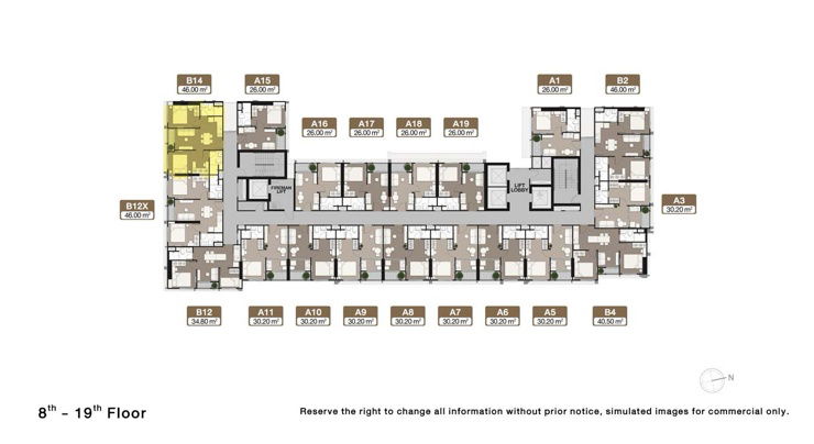 picture 🔥Nue District R9 46 Sqm. 6.69 🔥 B14 Tower R - 3/3