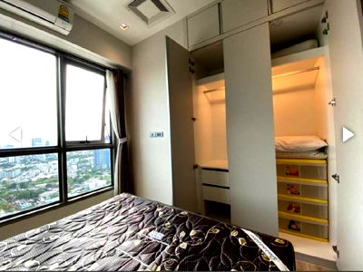 Condos for sale : Whizdom Station Ratchada Tha Phra【𝐒𝐄𝐋𝐋 & 𝐑𝐄𝐍𝐓】🔥Minimalist modern room, white-wood tone furniture.🔥 Contact Line ID: @hacondo