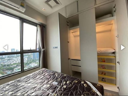 Whizdom Station Ratchada Tha Phra【𝐒𝐄𝐋𝐋 & 𝐑𝐄𝐍𝐓】🔥Minimalist modern room, white-wood tone furniture.🔥 Contact Line ID: @hacondo