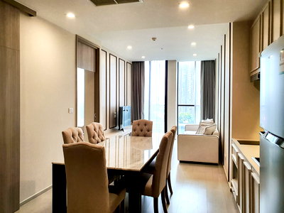 Condos for rent : ♢ Nice Decoration ♢ B Tower, 1+ Floor, Type B01 | 75.45 sq.m. 2 beds | Condo skywalk connect to BTS ploenchit and Central Embassy.