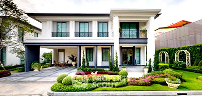 บ้านเดี่ยว บางใหญ่ นนทบุรี : บ้าน 4-ห้องนอน ใน บางเลน (ID 1993730)