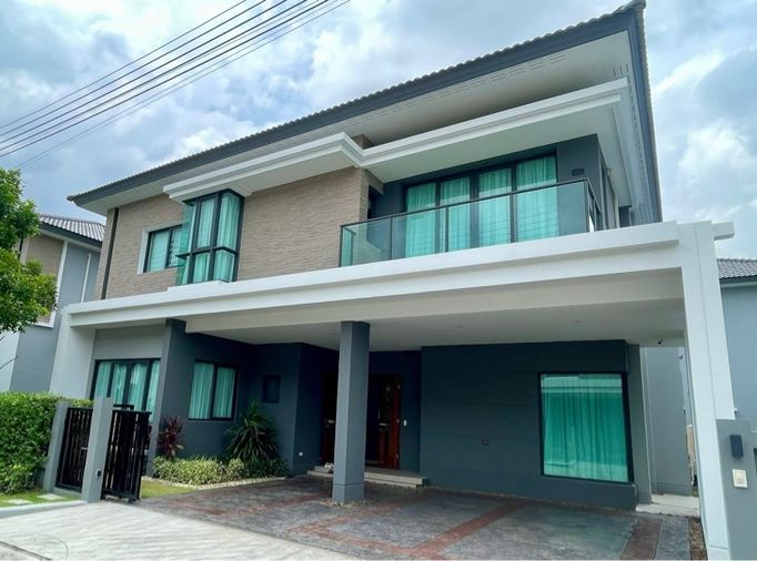 4-bed house for rent, 289 sqm, 65 sq wah, The City Ramintra 3