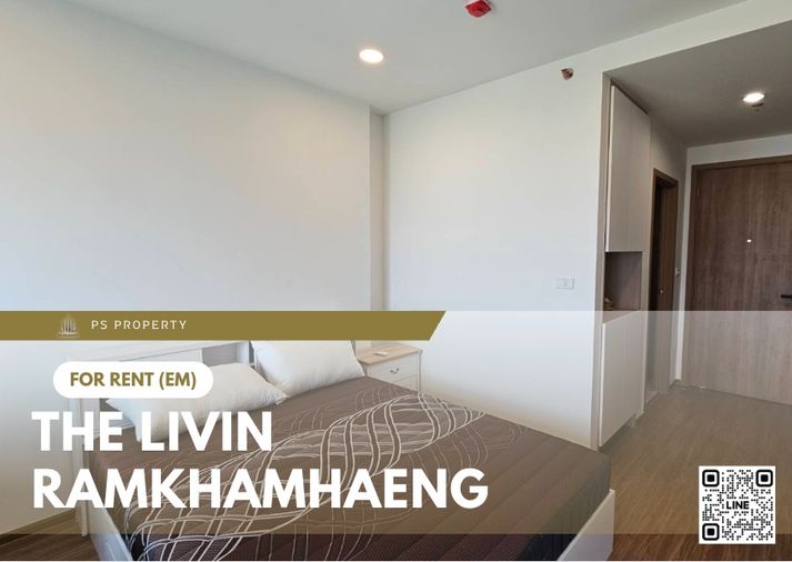 For rent ✨ The Livin Ramkhamhaeng ✨ near MRT Interchange Lamsalee, complete with furniture and electrical appliances