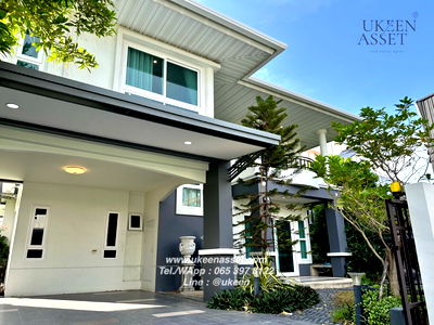 บ้านเดี่ยวให้เช่า : UK01-319 ให้เช่าบ้านเดี่ยวศุภาลัยพาร์ควิลล์ พระยาสัจจา–สุขุมวิท : 4 ห้องนอน 5 ห้องน้ำ **ด่วนพิเศษ 48,000 บาท/เดือน**