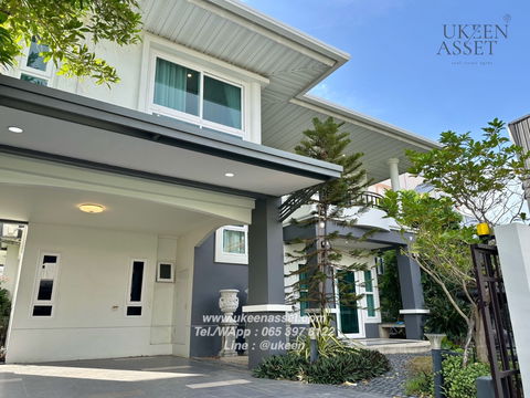 UK01-319 Single house for rent, Supalai Park Ville, Phraya Satta-Sukhumvit, 4 bedrooms, 5 bathrooms, ** 48,000 baht/moth**
