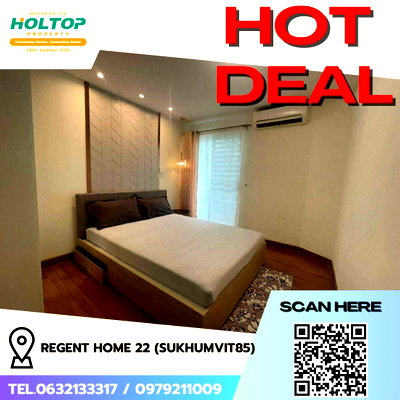คอนโดให้เช่า : #R5062 ให้เช่าคอนโด Regent Home 22 (Sukhumvit85)